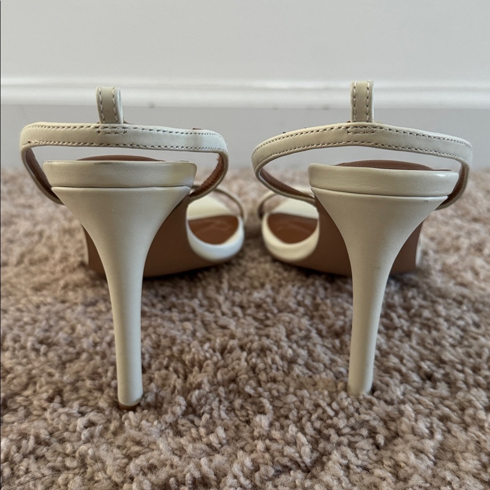 Kurt Geiger Cream and Brown Sandals - Picture 5 of 5